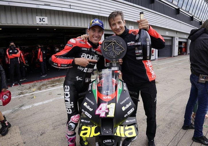 Aleix Espargaro & Massimo Rivola